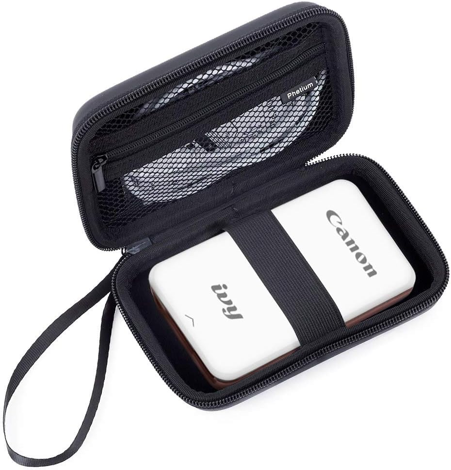 Phetium Protective Carrying Case for Canon Lvy Mini CLIQ CLIQ+, Zoemini Photo Printer Wireless Bluetooth Mobile Portable Mini Photo Printer, Compatible with HP Sprocket Portable Photo Printer