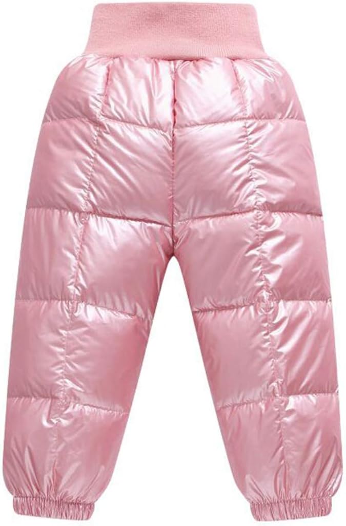 Gaga City Kids Sneeuwbroek Baby Winter Broek Jongens Meisjes Dikke Broek Winddicht Outdoor Warme Broek Elastische Hoge Taille Gewatteerde Broek 70 140 Cm Amazon Nl