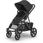 UPPAbaby Vista V3 Convertible Single-to-Double Stroller for Baby & Toddler, 30+ Configurations, Travel System Compatible, All