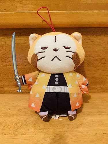 Amazon 鬼滅の刃 ラスカル コラボぬいぐるみ ラスカルver プライズ フリュー きめつのやいば 善逸 ぬいぐるみ ホビー