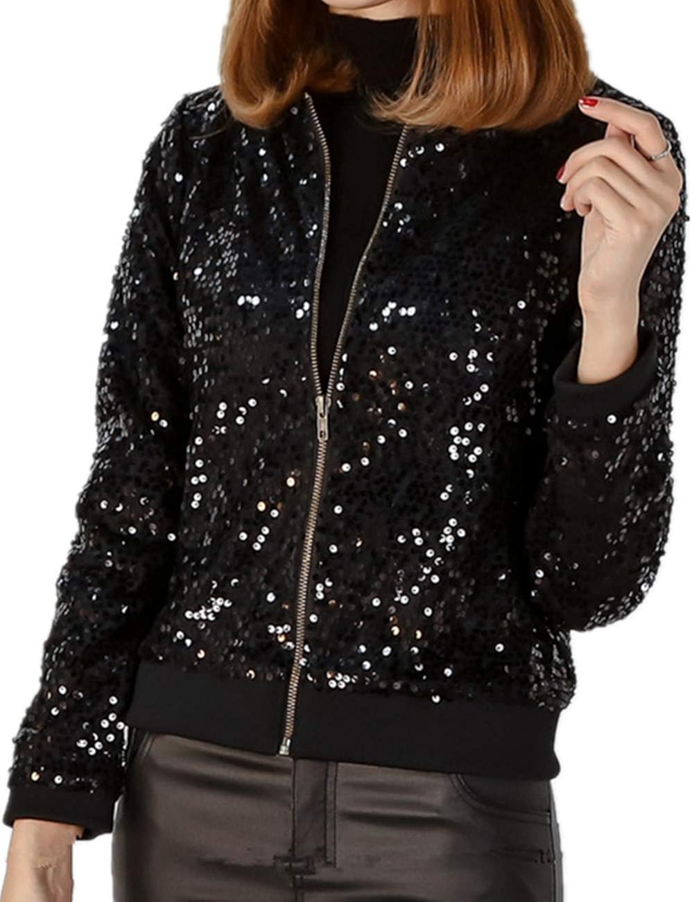 black sparkly jacket