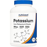 Nutricost Potassium Citrate 99mg, 500 Capsules