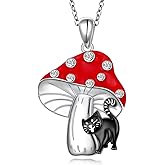 Alphm 925 Sterling Silver Chicken Capybara Raccoon Highland Cow Axolotl Necklace Cute Animal Necklace Jewelry for Women