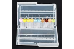 HILITAND 10Pcs PCB Drill Bits Set, Tungsten Carbide Micro Drill Bits Tool for PCB Print Circuit Board ((0.1-1.0mm))