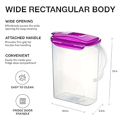 LocknLock Aqua Fridge Door Water Jug with Handle