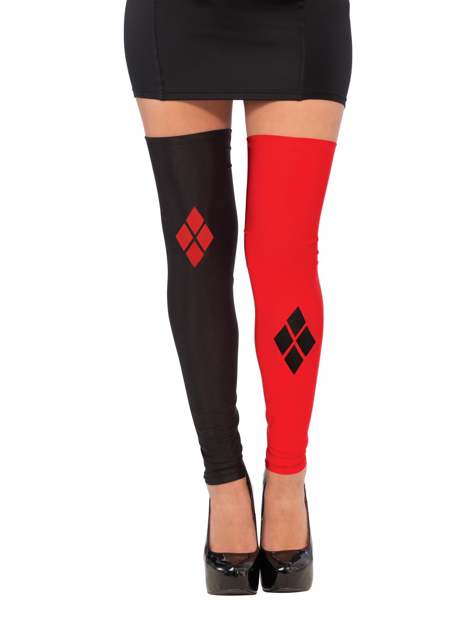 Rubies Official Harley Quinn Thigh High Tights/Leggings Accessory, Adults Costume Halloween
