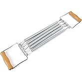 Sunicon Chest Expander, 13-66lb Adjustable Bands Strength Trainer Arm Pull Bar Arm Muscle Exerciser with 5 Removable Spring for Home Fitness Muscle Training Body Building