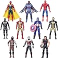 POIUYT Super Hero Series Exclusive Figure Set, 10 Collectible 6.7-Inch Action Figures