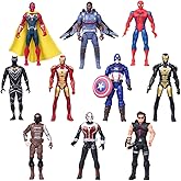 POIUYT Super Hero Series Exclusive Figure Set, 10 Collectible 6.7-Inch Action Figures