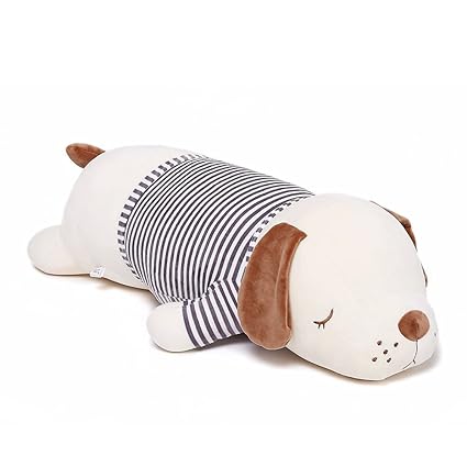 My Pillow Pets Brown Dog Size Small Slippers Toy Plush Puppy Brand