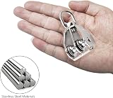 PREMJCROY 2PCS 304 Double Pulley Block Heavy Duty Swivel Lifting Wheel view 4