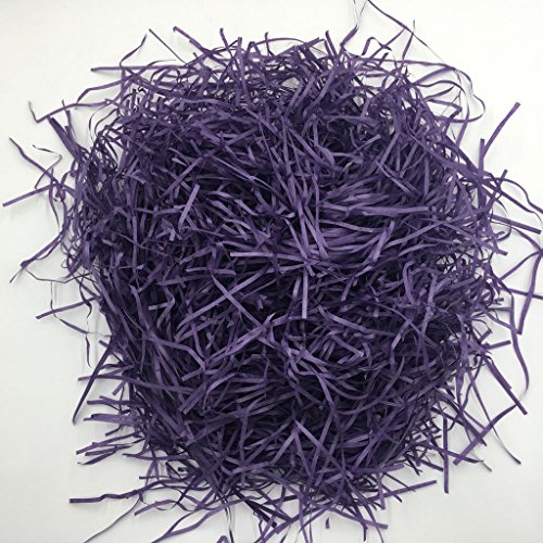 MagiDeal 20g Shredded Crinkle Paper Raffia Gift Box Filler Filling Materials for Wedding Party Decoration - Deep purple