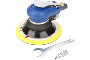 Random Orbital Sander AT-980 6" Air Random Orbital Sander Round Pneumatic Orbit Polisher Hand Sanding Tool Air Orbital Sander