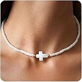 Colorful Boho Bead Choker Necklace Handmade Beaded Necklace Personalized Surfer Beach Necklaces for Women