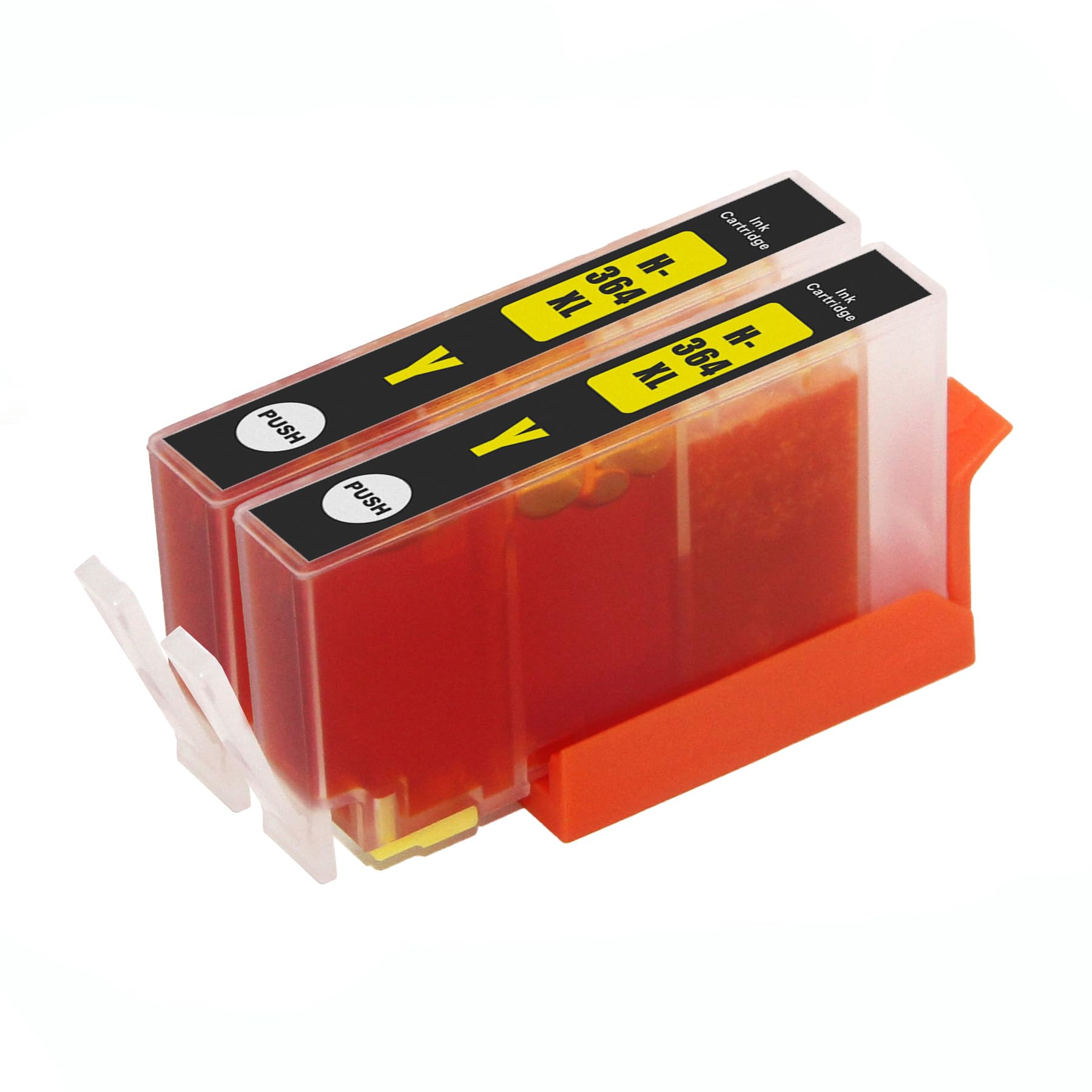 Go Inks Compatible Yellow 364Y Ink Cartridge Replacement for HP 364 XL High Capacity for HP Photosmart, DeskJet & OfficeJet Printers (15ml) - 2 Pack