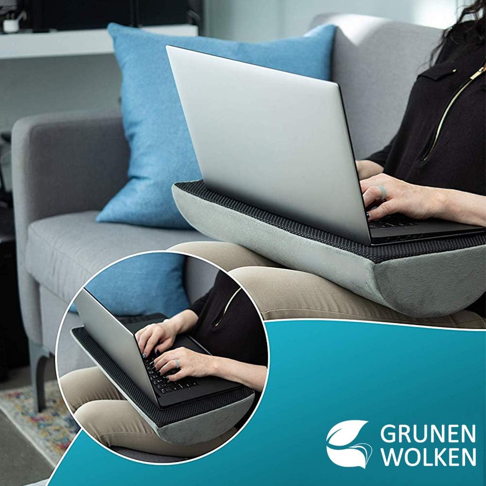 Gwolken Ergonomic Foot Rest Under Desk with Non-Slip Surface, High Rebound Foam Footstool Footrest Ottoman Half-Cylinder Relieve Pain for Office, Home, Airplane, Travel (Gray) : Office Products