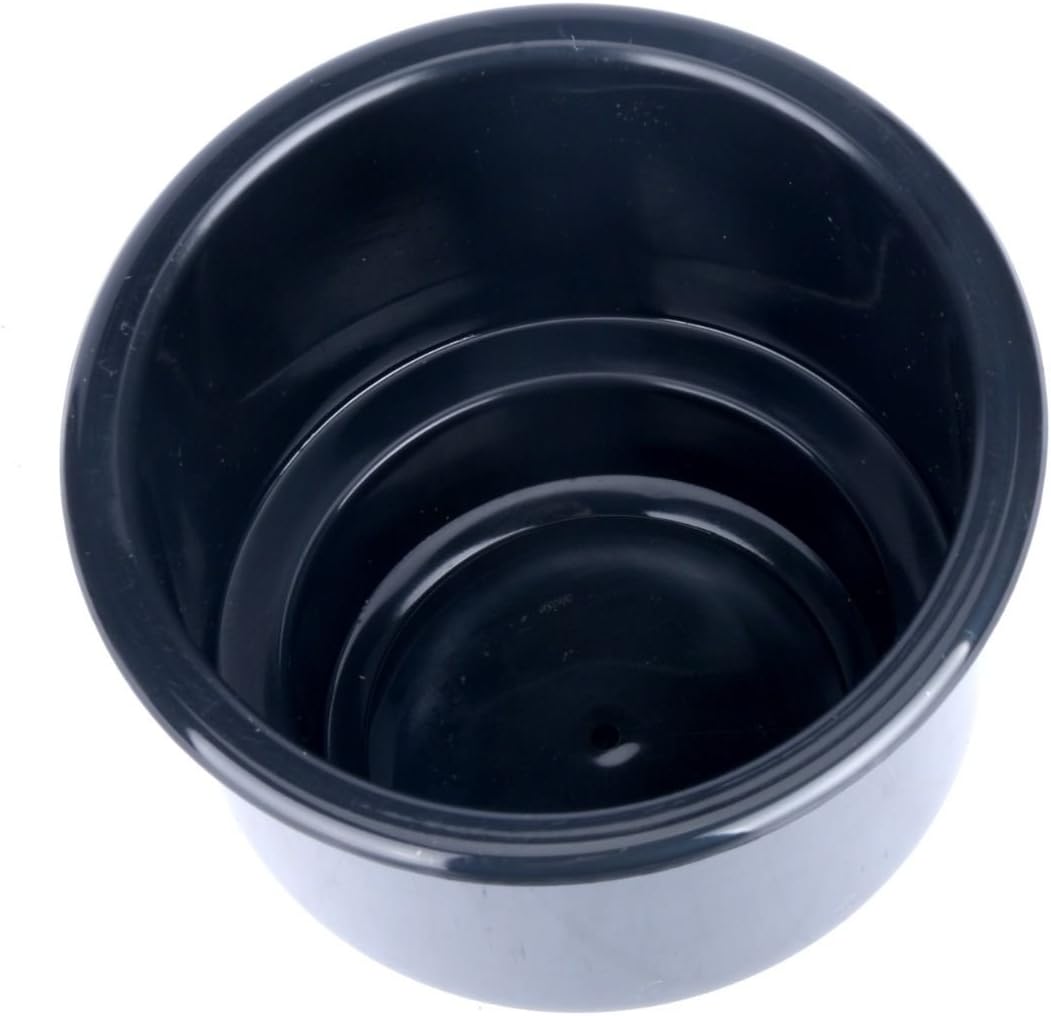 Legoyo 1 Pcs Boat Black Recessed Plastic Cup Drink Can Holder with Drain -New