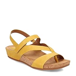 EuroSoft Women's Gianetta Sandal, Golden Yellow, 7