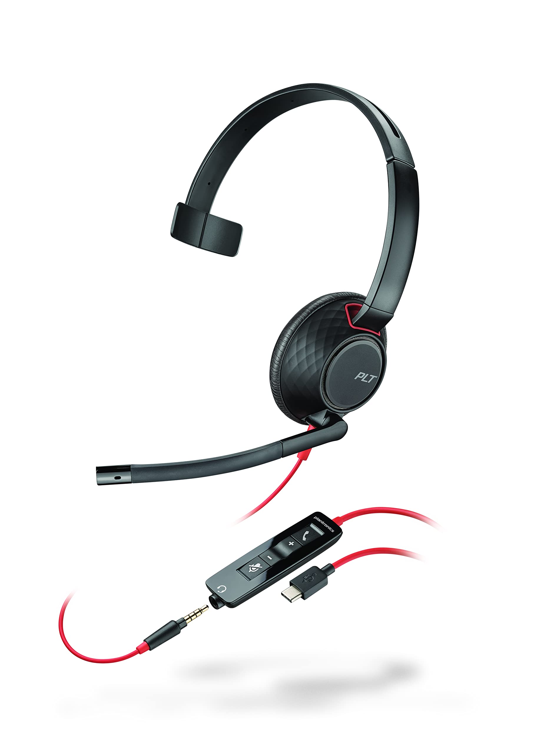 Poly Blackwire 5210, C5210 USB-C - Schnurgebundenes Mono-Headset mit USB-C