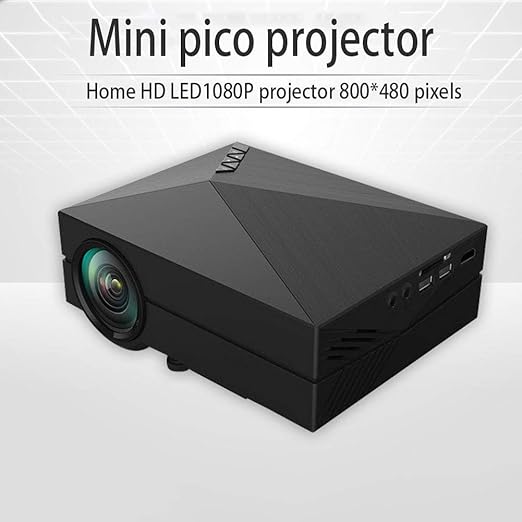 HKYMBM Mini Micro Proyector, Proyector HD LED1080P para El Hogar ...