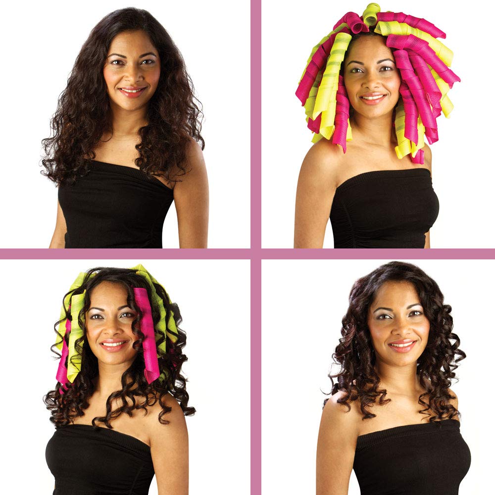 Curlformers Hair Curlers Barrel Curls Styling Kit 24 No Heat Hair