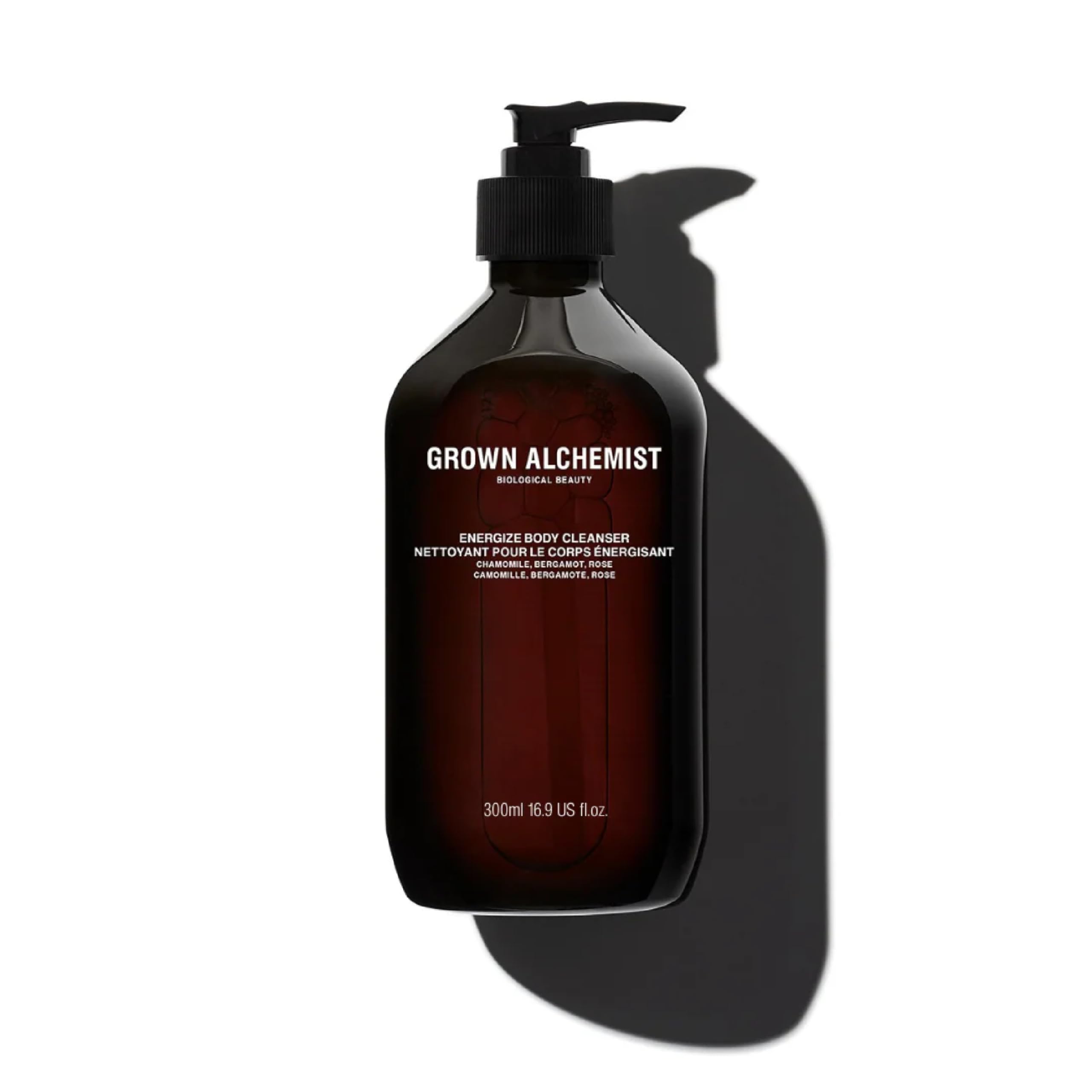 Grown Alchemist Energize Body Cleanser, Chamomile, Bergamot, Rose - Organic Body Wash, Sensitive Exfoliating, Moisturising - Natural Bathing Cleansers, Luxury Antioxidant Shower Gels