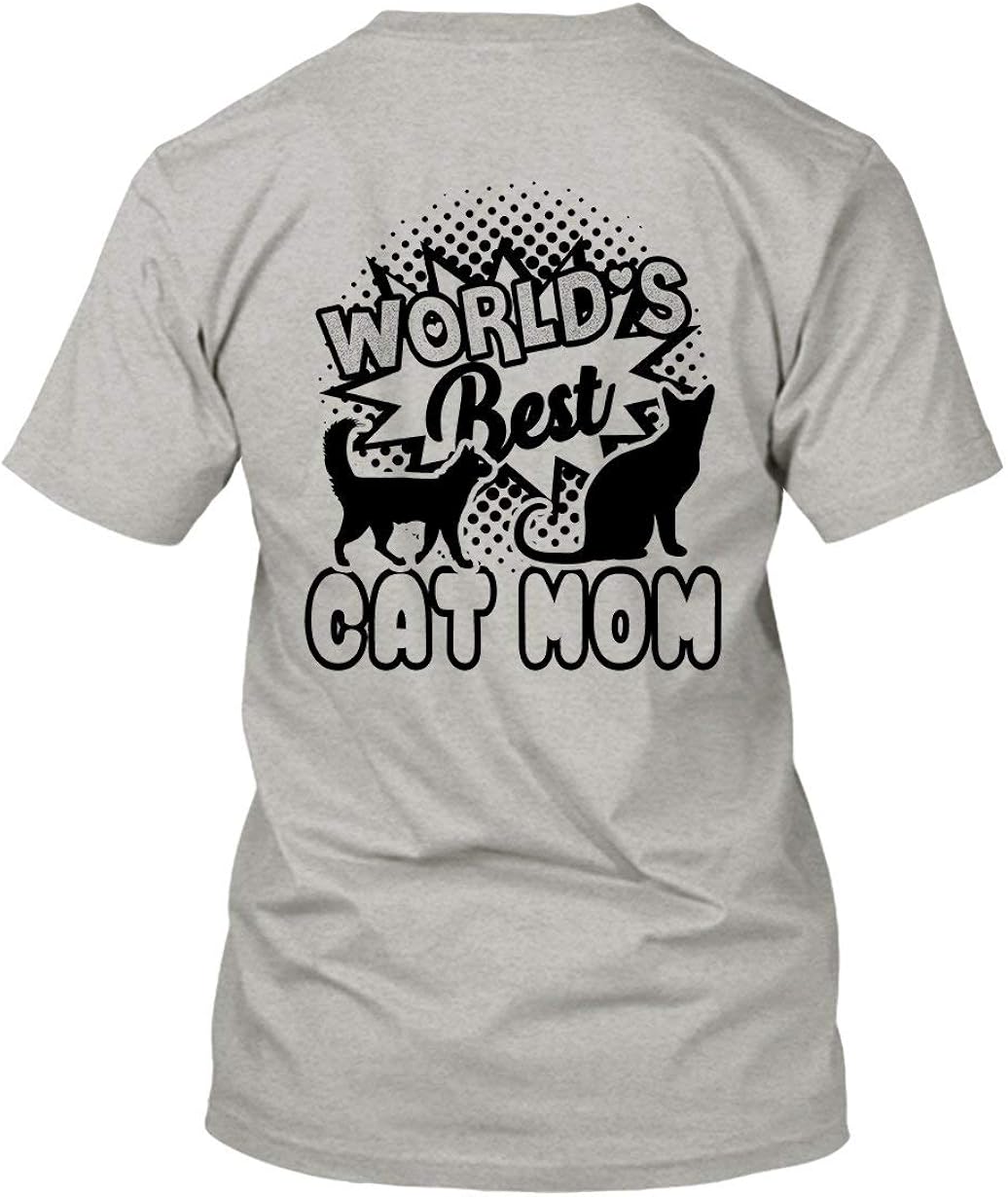 World's Best Cat Mom T Shirts, Adult Short Sleeve Shirts