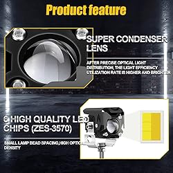 Kairiyard LED Pod Lights, LED off Road Lights 60W