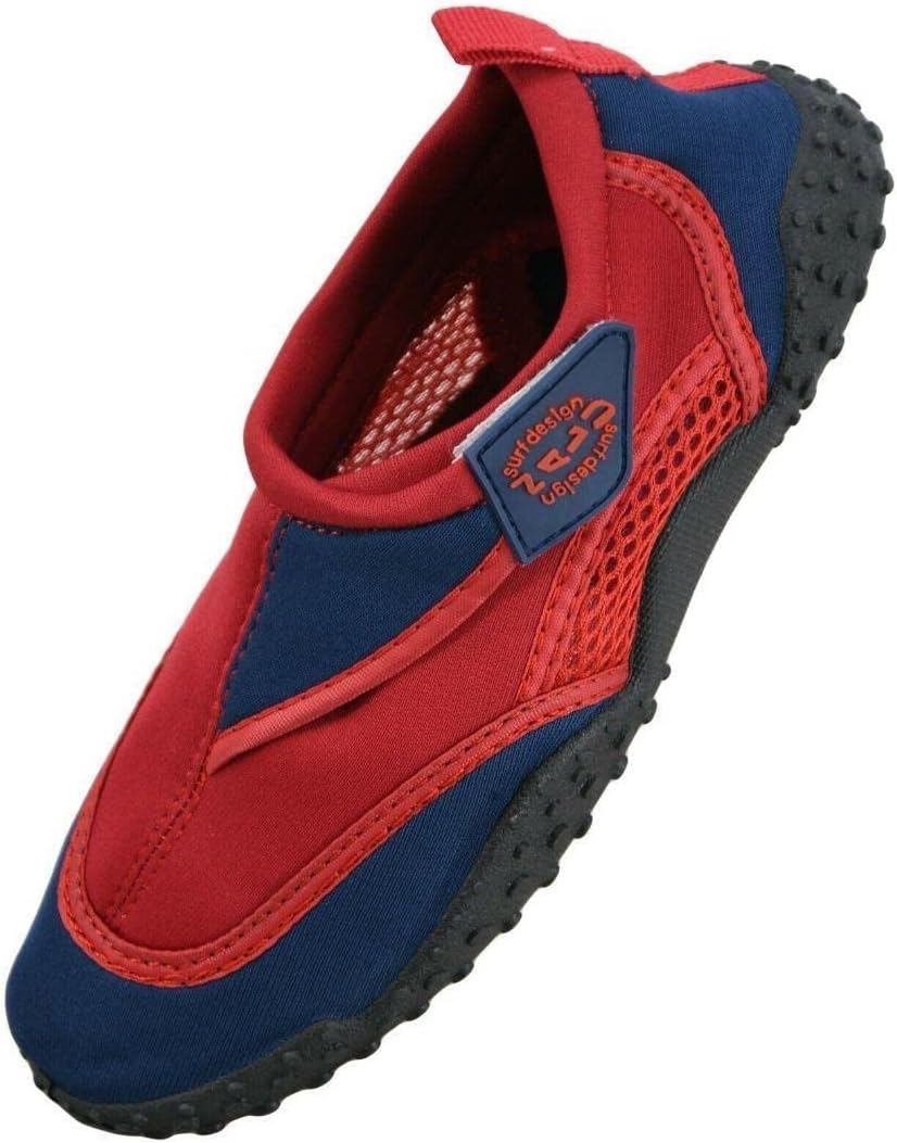 GEEZY Aqua Beach Surf Wet Water Shoes Unisex Red Adult Size 6