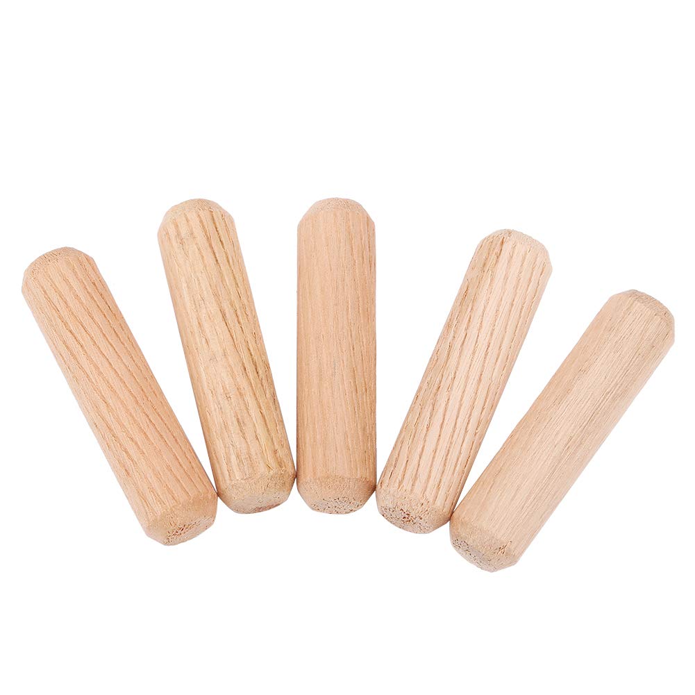 M10 Furniture Dowels Wood Dowel Pins 100Pcs Cross Grain For Cabinet Assembly