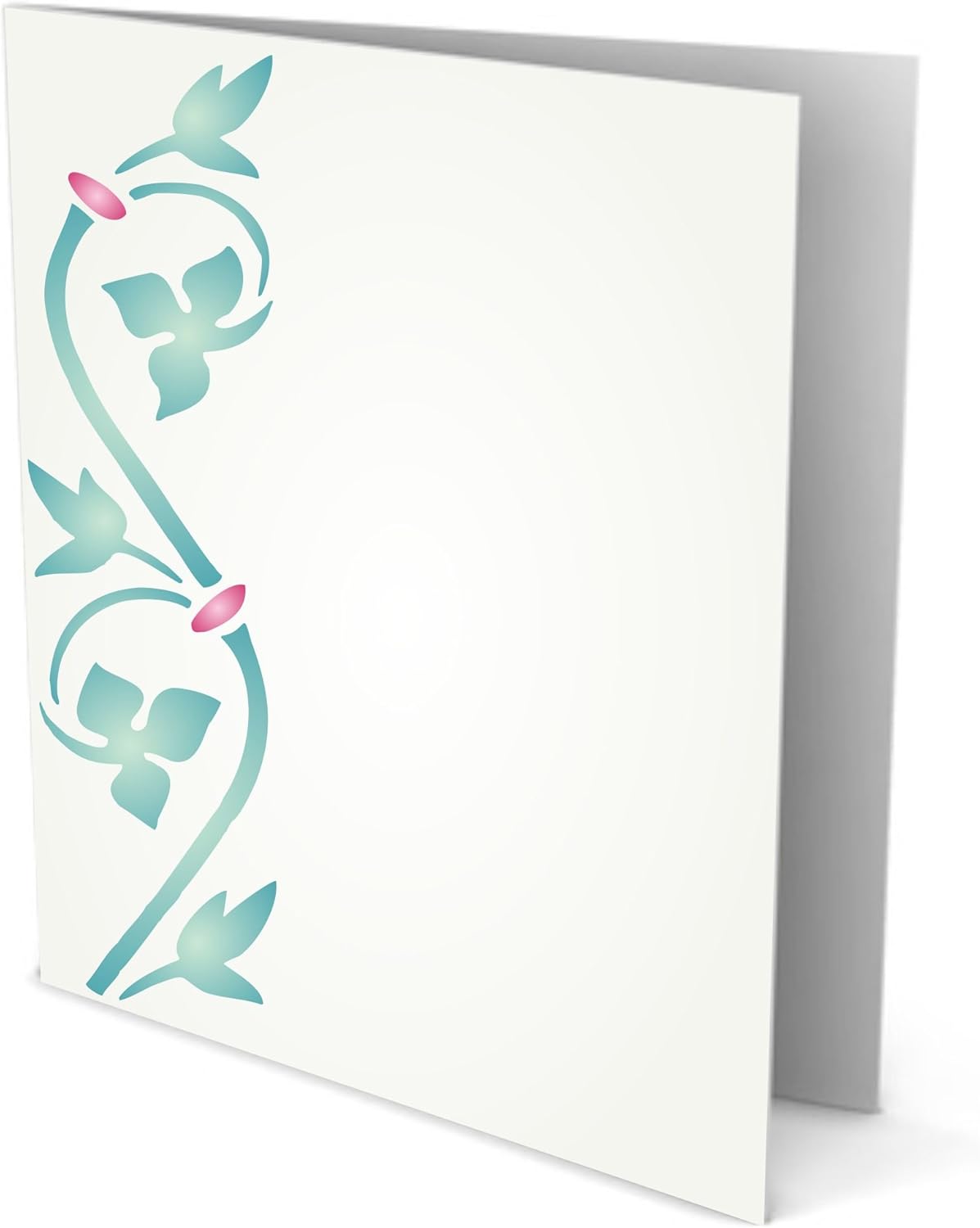 Gothic Border Stencil - 25.5 x 6.5cm (M) - Reusable Medieval Goth Architecture Ivy Wall Stencil Template - Image 5