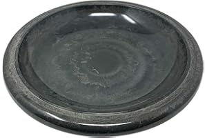 TIERRA GARDEN Tierra Birds and Beyond Gloss Bird Bowl with Gloss Rim – Cool Grey