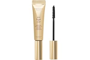 Wander Beauty Mile High Club Length + Define Black Mascara - Smudge-Proof, Lash Lengthening Mascara for a Full, Fanned Out Effect - Castor Oil + Peach Leaf Conditions & Strengthens - 0.31 fl oz
