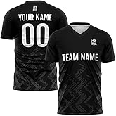 vients Custom Soccer Jersey Kids Adults Personalized Soccer T-Shirts with Team Name Number Logo