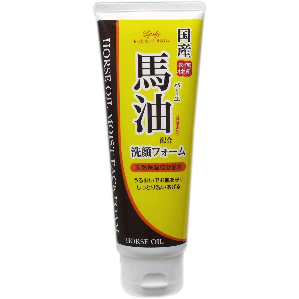 Rossi Moist aid Horse oil whip cleansing foam 130g *AF27*