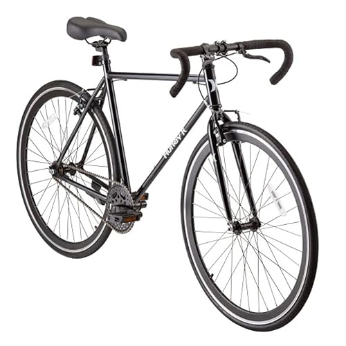 Hurley Cutback D Single Speed Drop Bar Road Bike (Black, L 21