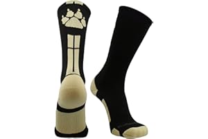 MadSportsStuff Wild Paws Crew Socks for Football Volleyball Basketball Boys Girls Men Women Youth Adult