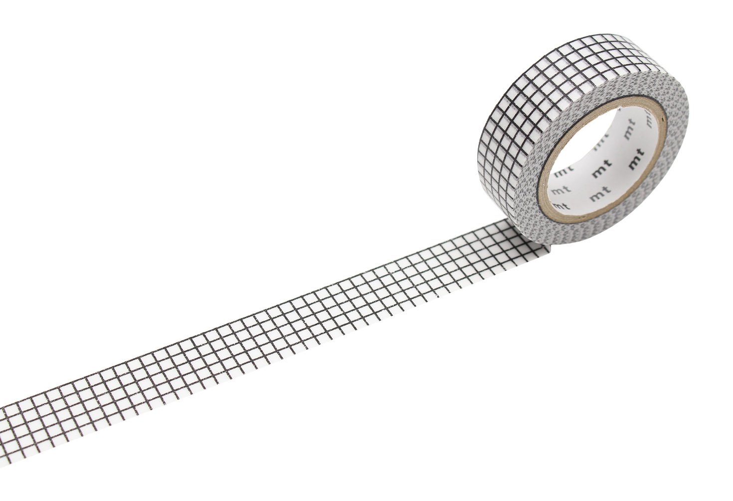 mt Masking Tape 1P"Hougan Black" Washi Masking Tape - Black,15mm x 10m