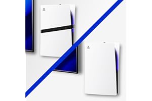 PS5 Wall Mount for PlayStation 5 Console - Sleek Hidden Design for Mounting Near or Behind TV, 2 Controller & Headset Holders