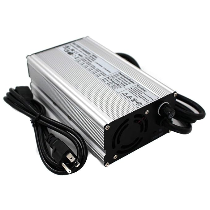 WAOUKS 72V 6A Charger 82.8V Lead Acid Battery Charger for E-Bike Battery Float Charge 88.2V Auto-Stop Smart Charge