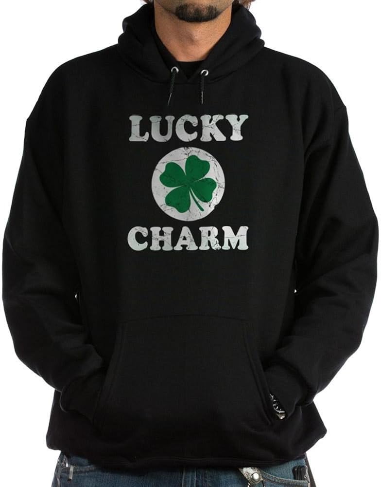 CafePress Lucky Charm V. Hoodie (Dark) Sweatshirt Clothing