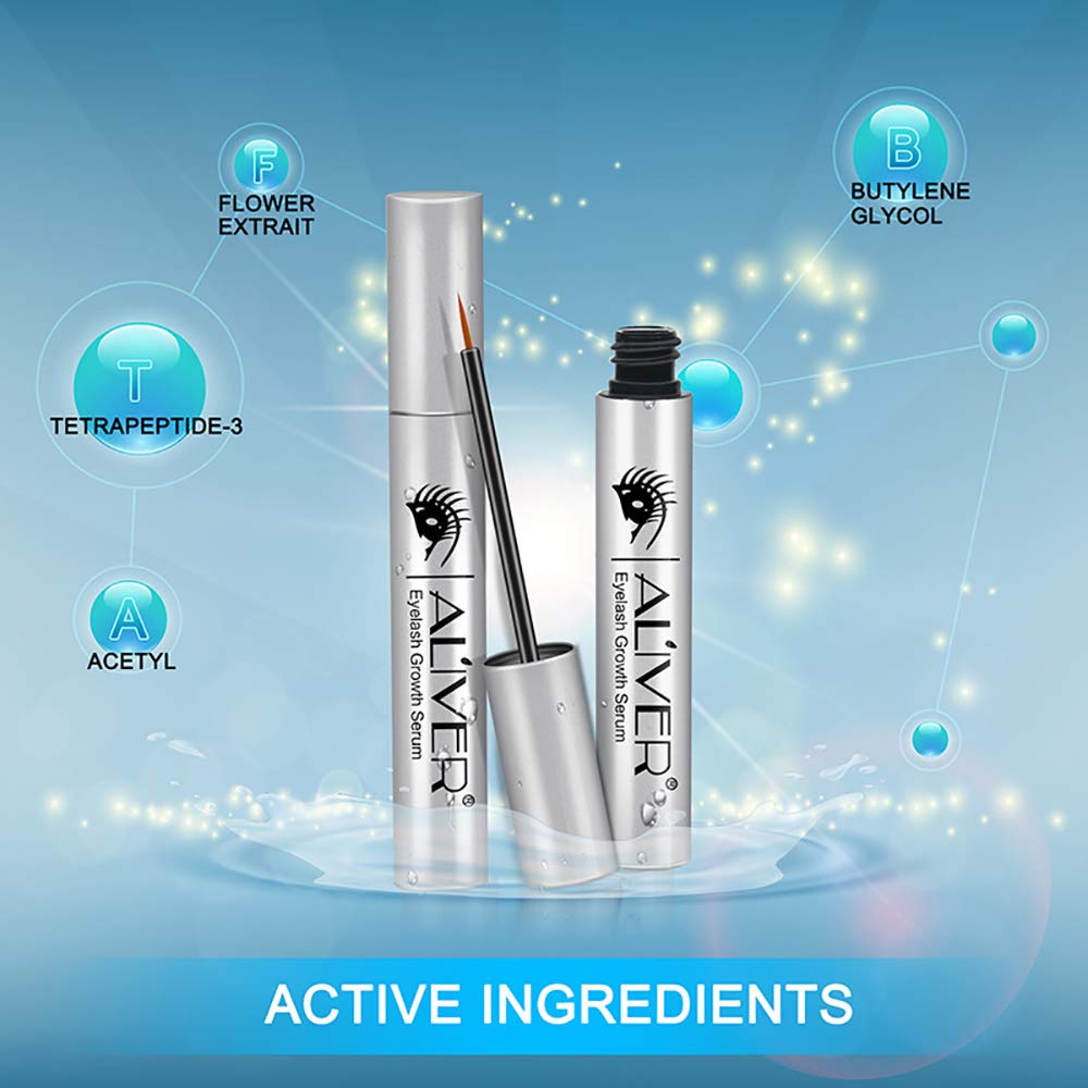 Eyebrow Eyelash Growth Serum -Lash Enhancer Boost Brow Serum for Longer Thicker Fuller Lashes Eyebrows