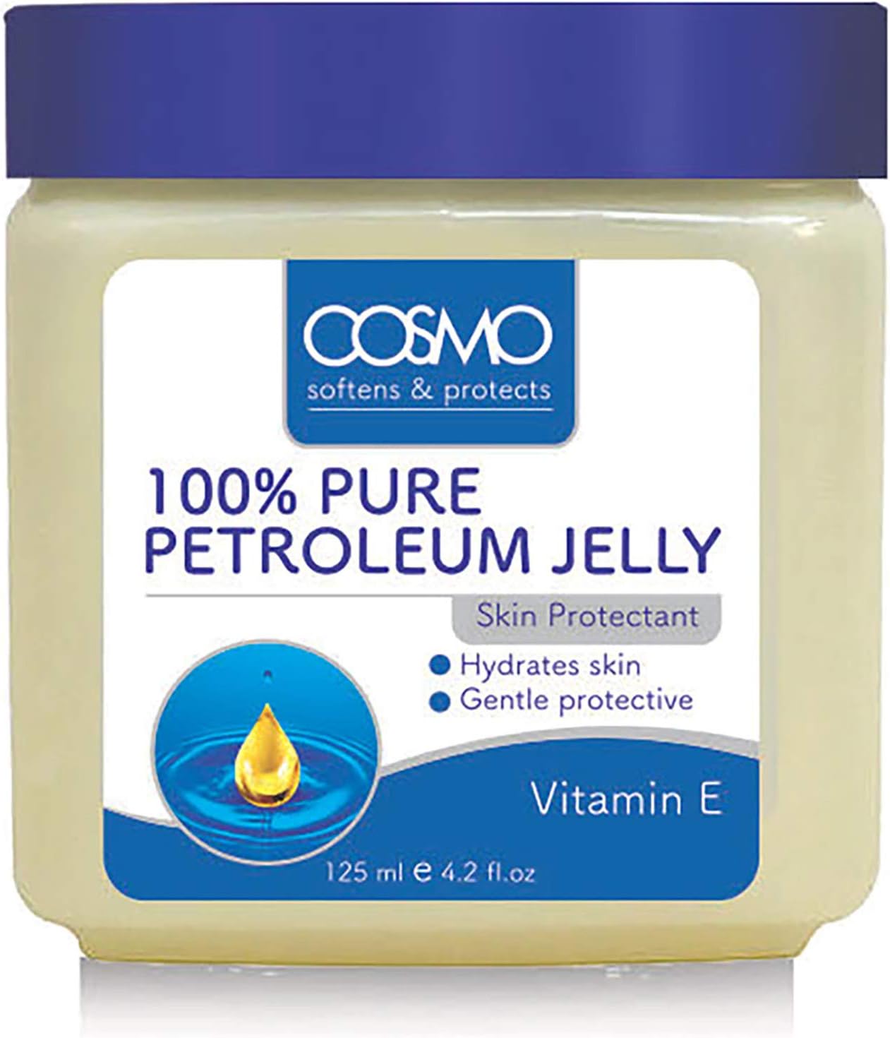 سعر Cosmo Vitamin E Petroleum Jelly Moisturiser, 125 ml فى الامارات