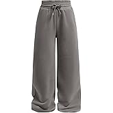 SOLY HUX Girl's Straight Wide Leg Sweatpants Casual High Waisted Baggy Joggers Track Pants
