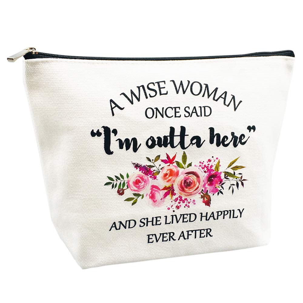 Retirement Gifts for Women Best Friends Wife Mom Grandma Coworkers Boss Nurse Teachers Retirees Colleagues Work Bff Bestie Funny Birthday Retired Makeup Bag : Beauty