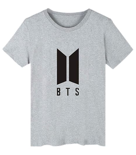 SIMYJOY Pärchen KPOP Bangtan Boys T-Shirt Love Yourself Her BTS Fans Tee Cool Rundhals Kurzarm Tops für Liebespaar Herren Dam
