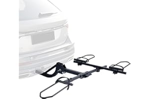 MOONCOOL Folding Hitch Trike Rack, 170 lbs Capacity, Fits Up to 5" Fat Tires and 42"-59" Wheelbase, Rear Bike Carrier for Adult Tricycles, 2" Receiver Mount for Cars, SUVs, Vans, RVs, Graphite
