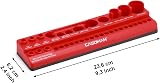 CASOMAN 35-Pc Magnetic Socket Accessory Holder Organizer Tray 1/4 3/8 1/2 Drive view 7