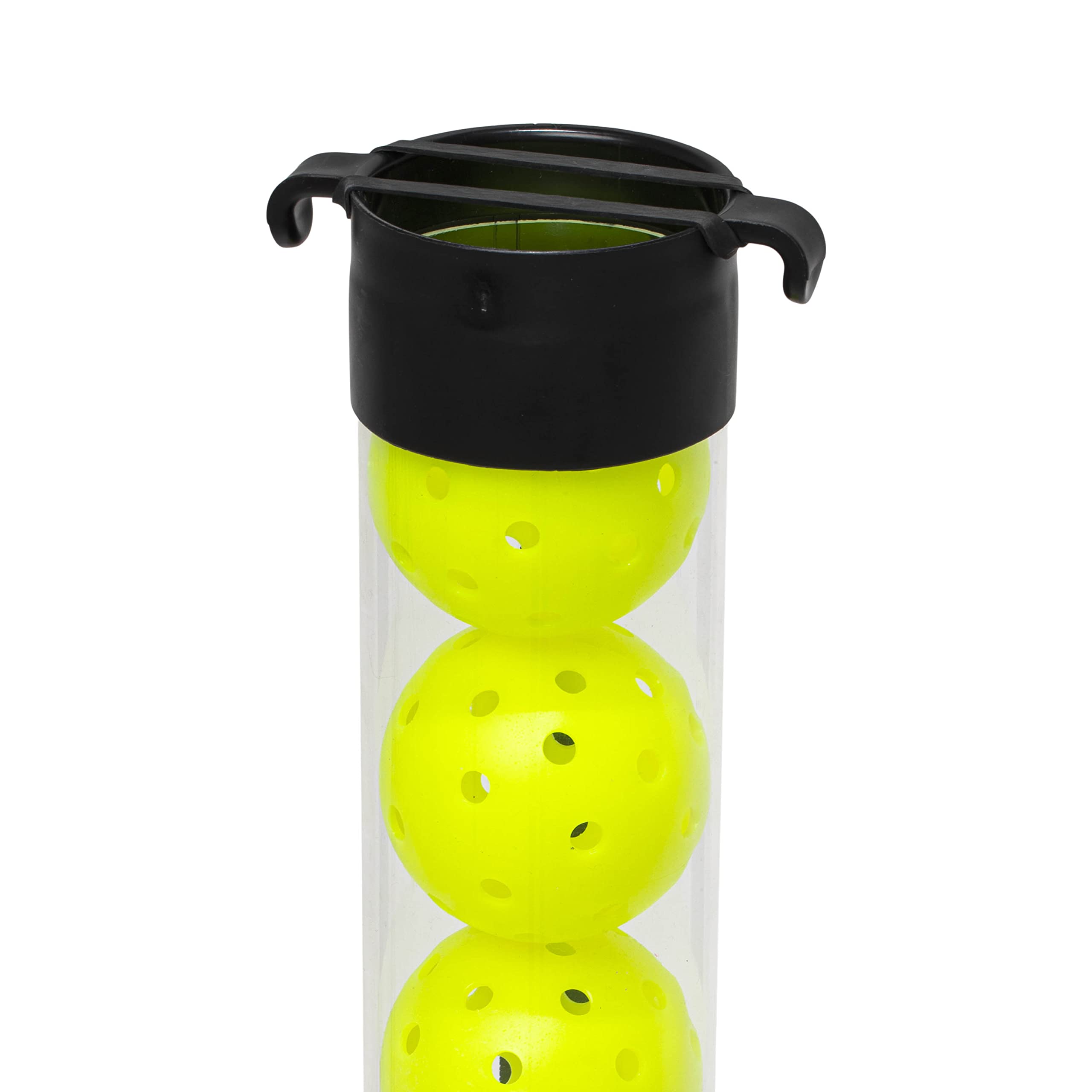 Franklin Sports Pickleball, Tennis + Padel Ball Hopper Tubes - (15) Tennis/Padel Ball + (13) Pickleball Picker Upper Tubes - Quick Pickup + Storage - Balls Not Included