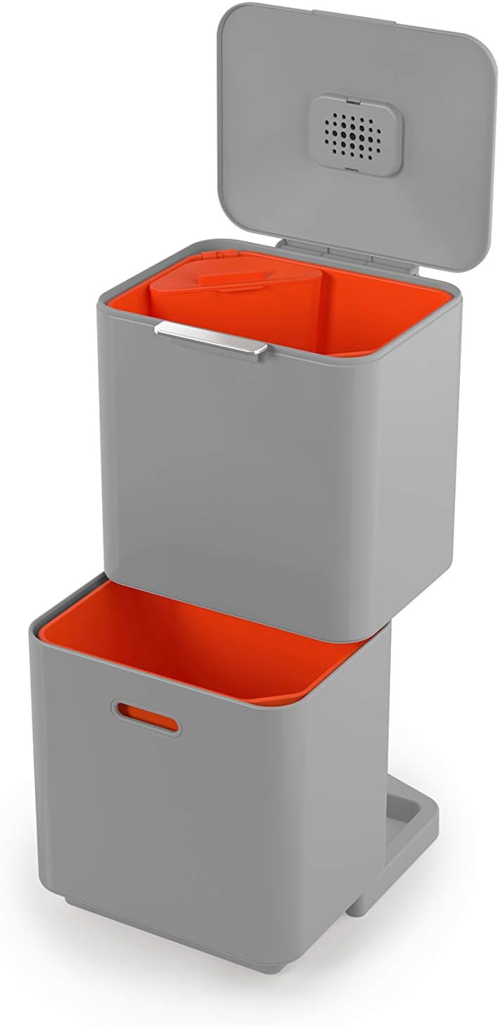 Joseph Joseph Totem Max 60litre Waste Separation & Recycling Unit Urban Grey BigaMart